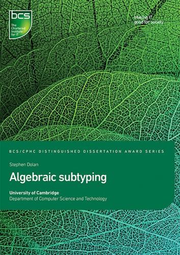 Algebraic Subtyping