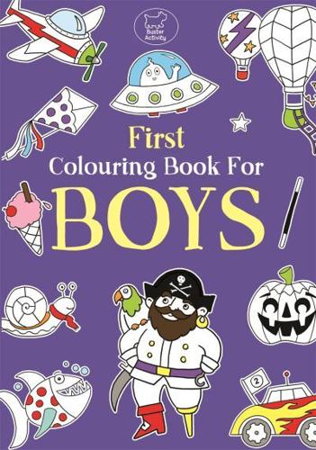 First Colouring Book For Boys