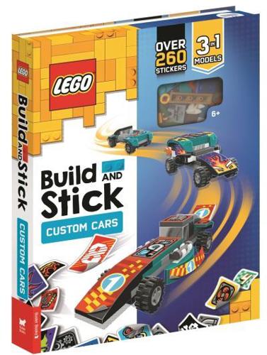 LEGO¬ Build and Stick: Custom Cars (Includes LEGO¬ Bricks, Book and Over 260 Stickers)