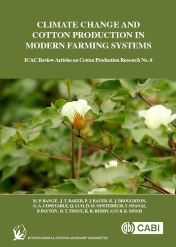 Climate Change and Cotton Production in Modern Farming Systems