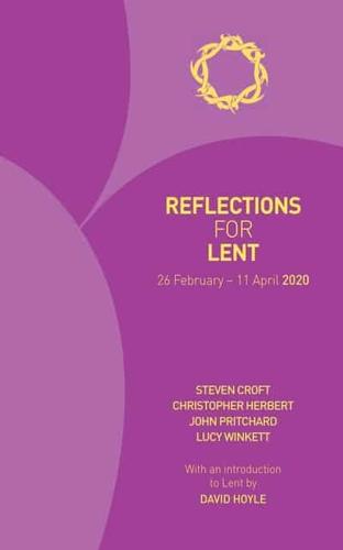 Reflections for Lent 2020