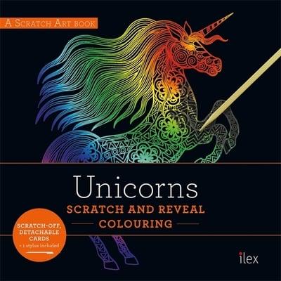UNICORNS: Scratch and Reveal Colouring
