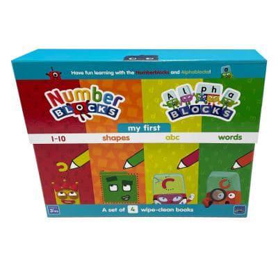 Numberblocks and Alphablocks First Numbers and Letters Wipe-Clean Pack