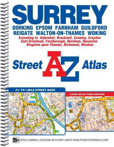 Surrey A-Z Street Atlas (Spiral)