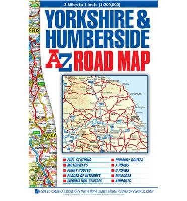 Yorkshire & Humberside Road Map