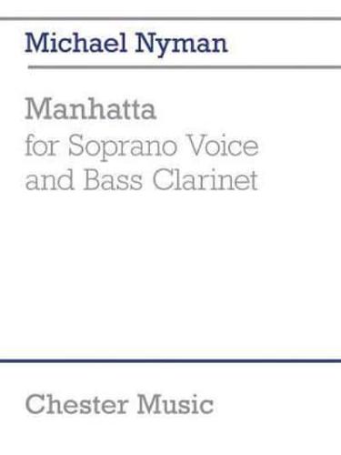 Nyman Michael Manhatta Voice & Bass Clarinet Book