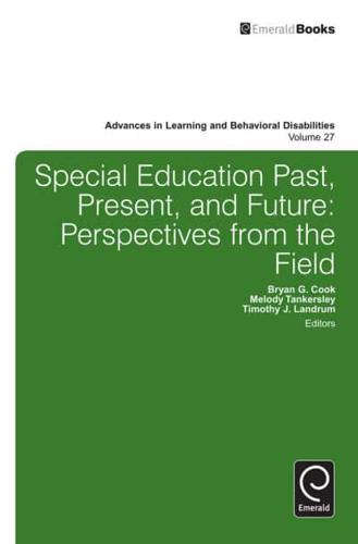 Special Education Past, Present and Future