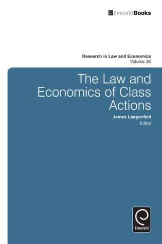 The Law and Economics of Class Actions