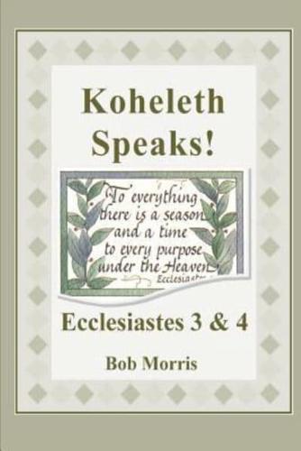 Koheleth Speaks