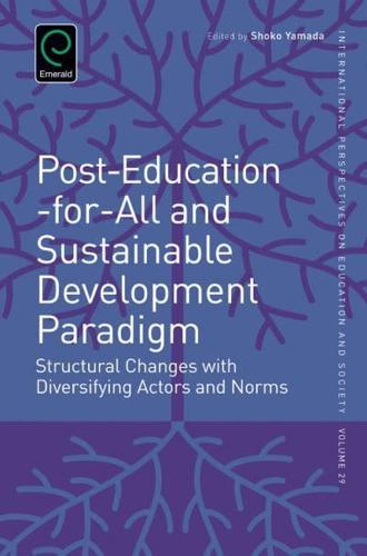 Post-Education-for-All and Sustainable Development Paradigm