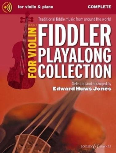 Fiddler Playalong Collection - Volume 1: Traditional Fiddle Music from Around the World for Violin (2 Violins), Piano, Guitar Ad Libitum Book/Audio Onlinenline
