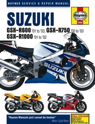 Suzuki GSX-R600, R750, R1000 Service and Repair Manual