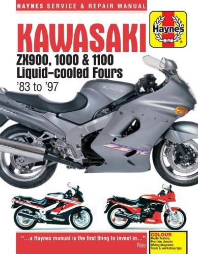 Kawasaki ZX900, 1000 & 1100 Liquid Cooled Fours Motorcycle Repair Manual