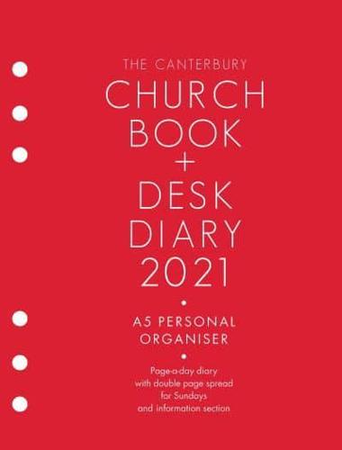 The Canterbury Church Book & Desk Diary 2021 A5 Personal Organiser Edition