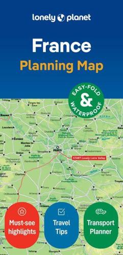 Lonely Planet France Planning Map