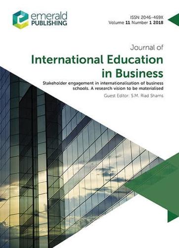 Stakeholder Engagement in Internationalisation of Business Schools. A Research Vision to Be Materialised