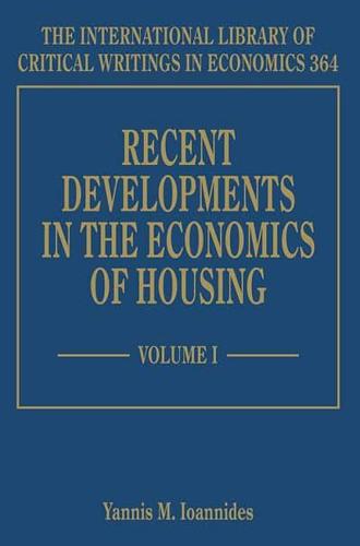 Recent Developments in the Economics of Housing