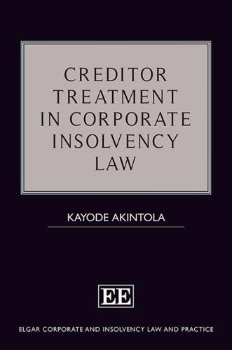 Creditor Treatment in Corporate Insolvency Law