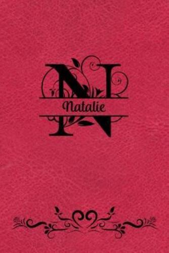 Split Letter Personalized Name Journal - Natalie
