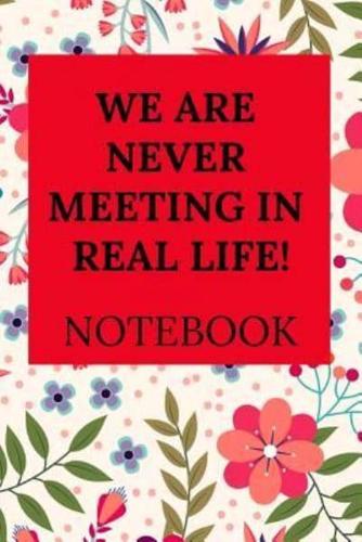 We Are Never Meeting in Real Life! Notebook