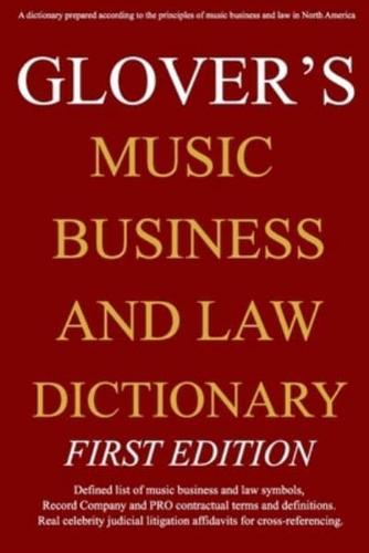 Music Business And Law Dictionary