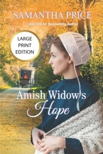 Amish Widow's Hope LARGE PRINT