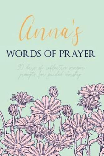 Anna's Words of Prayer