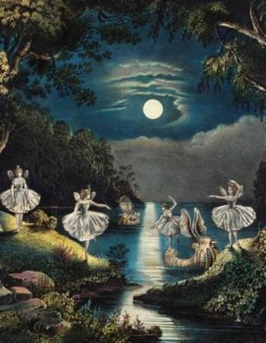 Ballerina Fairies Dancing in the Moonlight