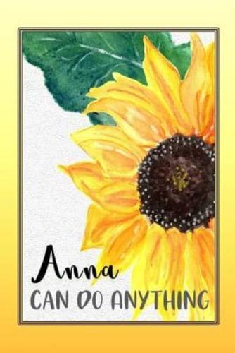 Anna Can Do Anything: Personalized Success Affirmation Journal for Women