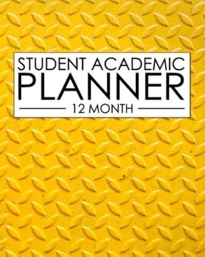 12 Month Student Academic Planner