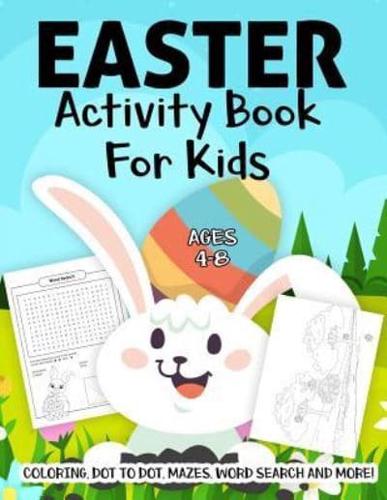 Easter Activity Book For Kids Ages 4-8