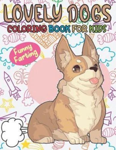 Lovely Dogs Coloring Book for Kids