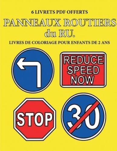 Livres De Coloriage Pour Enfants De 2 Ans (Panneaux Routiers Du RU.)