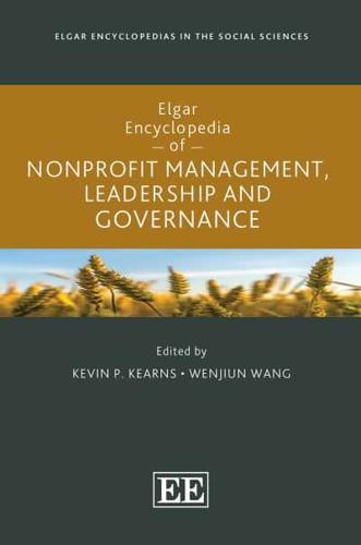 Elgar Encyclopedia of Nonprofit Management, Leadership and Governance