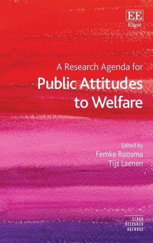 A Research Agenda for Public Attitudes to Welfare