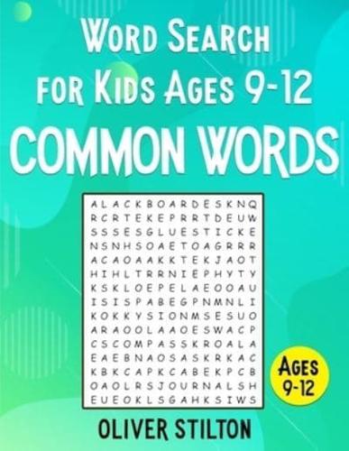 Word Search For Kids Ages 9-12