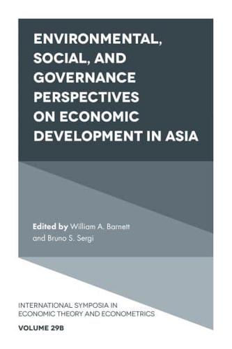 Environmental, Social, and Governance Perspectives on Economic Development in Asia