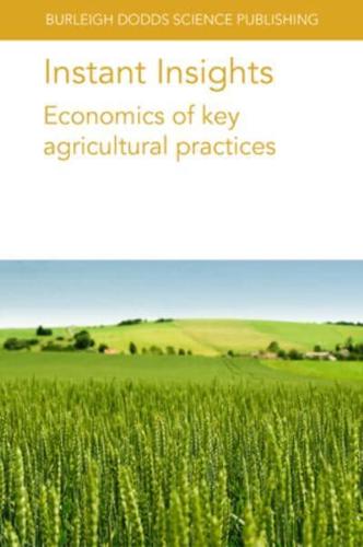 Economics of Key Agricultural Practices