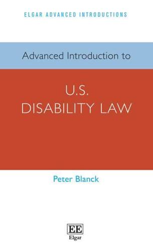 Advanced Introduction to U.S. Disability Law