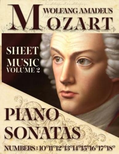 Mozart Wolfang Amadeus - Piano Sonatas - Sheet Music - Volume 2