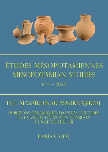 Études Mésopotamiennes - Mesopotamian Studies N+4 - 2024