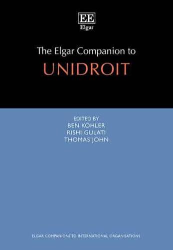 The Elgar Companion to UNIDROIT