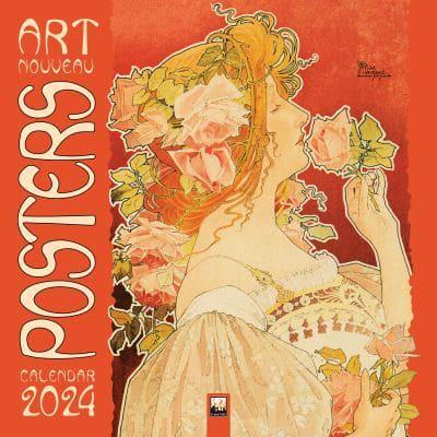 Art Nouveau Posters Wall Calendar 2024 (Art Calendar)