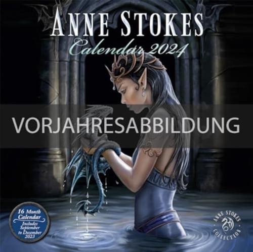 Anne Stokes 2025 Square Calendar