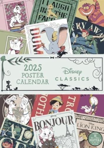 Disney Classics (Posters) 2025 Poster Calendar
