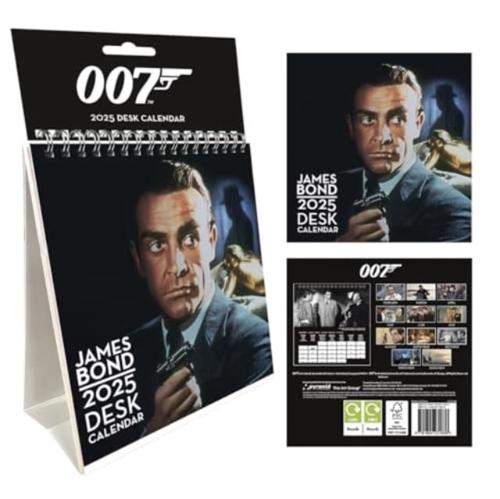 James Bond 2025 Desk Calendar