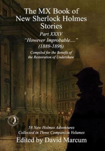 The MX Book of New Sherlock Holmes Stories Part XXXV