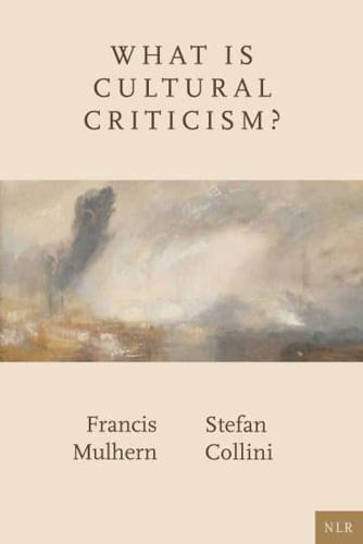 What Is Cultural Criticism?
