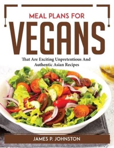 James P. Johnston: Meal Plans For Vegans