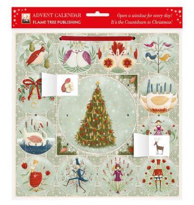 Maja Lindberg: Twelve Days of Christmas Advent Calendar (With Stickers)